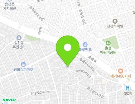 10 Solsaem-ro 60na-gil, Gangbuk-gu, Seoul, Republic of Korea Map