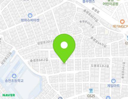 43-4 Solsaem-ro 64na-gil, Gangbuk-gu, Seoul, Republic of Korea Map