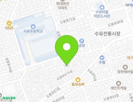 7-2 Dobong-ro 67ga-gil, Gangbuk-gu, Seoul, Republic of Korea Map
