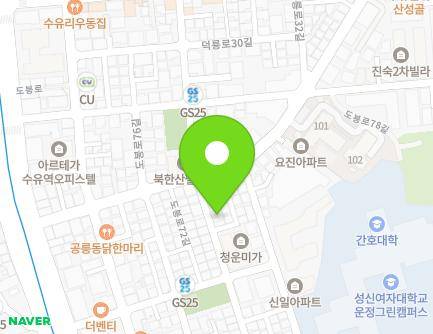 43 Deongneung-ro 30-gil, Gangbuk-gu, Seoul, Republic of Korea Map