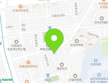 39 Deongneung-ro 30-gil, Gangbuk-gu, Seoul, Republic of Korea Map