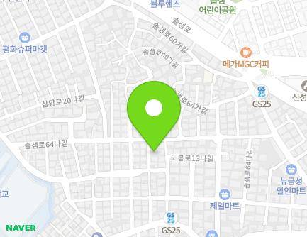 33-3 Solsaem-ro 64na-gil, Gangbuk-gu, Seoul, Republic of Korea Map