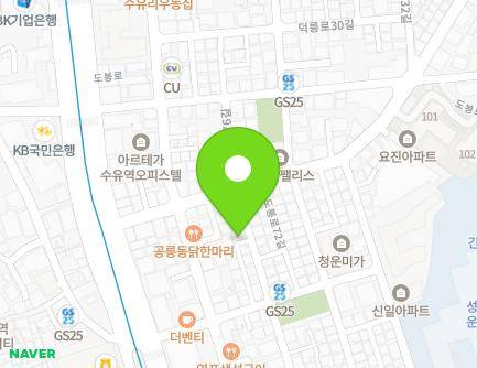 19-11 Dobong-ro 72-gil, Gangbuk-gu, Seoul, Republic of Korea Map