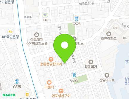 19-9 Dobong-ro 72-gil, Gangbuk-gu, Seoul, Republic of Korea Map