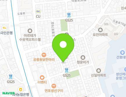 19-8 Dobong-ro 72-gil, Gangbuk-gu, Seoul, Republic of Korea Map