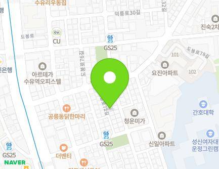 23-10 Dobong-ro 72-gil, Gangbuk-gu, Seoul, Republic of Korea Map