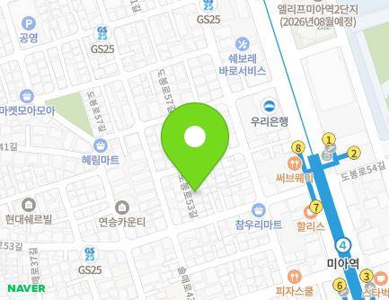 24-6 Dobong-ro 53-gil, Gangbuk-gu, Seoul, Republic of Korea Map