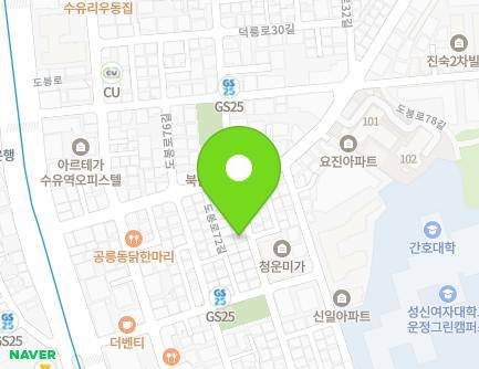 46 Deongneung-ro 30-gil, Gangbuk-gu, Seoul, Republic of Korea Map