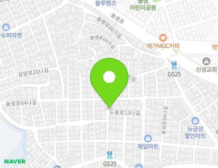 21-14 Dobong-ro 13na-gil, Gangbuk-gu, Seoul, Republic of Korea Map