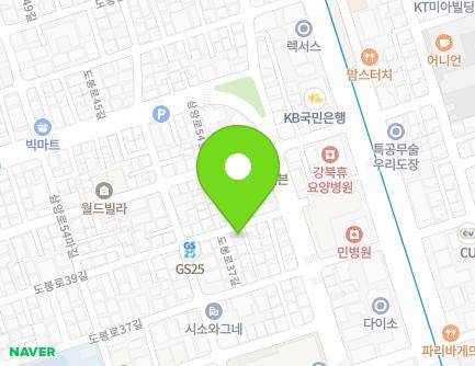 22-9 Dobong-ro 37-gil, Gangbuk-gu, Seoul, Republic of Korea Map