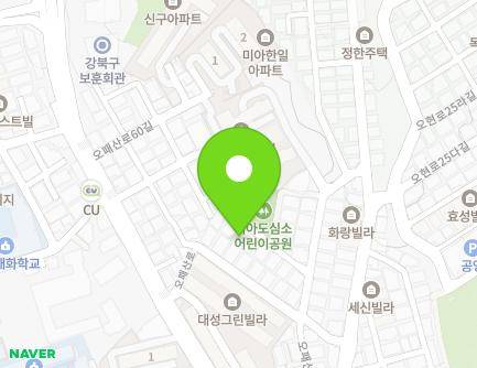 20-13 Opaesan-ro 52ma-gil, Gangbuk-gu, Seoul, Republic of Korea Map