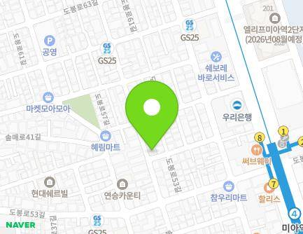 32 Solmae-ro 43-gil, Gangbuk-gu, Seoul, Republic of Korea Map