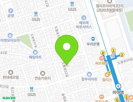 24-8 Dobong-ro 53-gil, Gangbuk-gu, Seoul, Republic of Korea Map