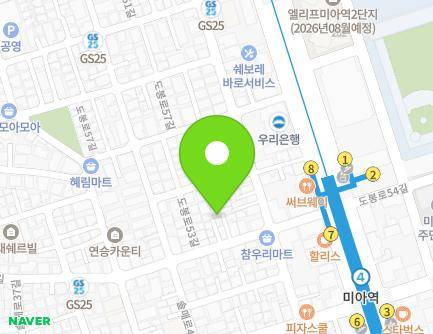 18-5 Dobong-ro 53-gil, Gangbuk-gu, Seoul, Republic of Korea Map