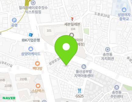 12-1 Samyang-ro 30-gil, Gangbuk-gu, Seoul, Republic of Korea Map