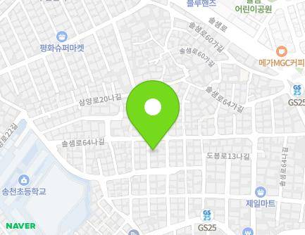 43-3 Solsaem-ro 64na-gil, Gangbuk-gu, Seoul, Republic of Korea Map