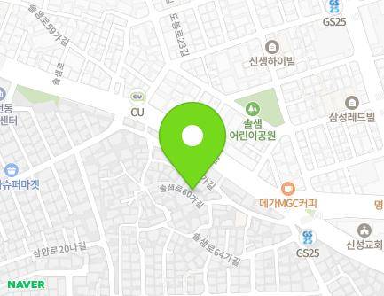 28-10 Solsaem-ro 60ga-gil, Gangbuk-gu, Seoul, Republic of Korea Map