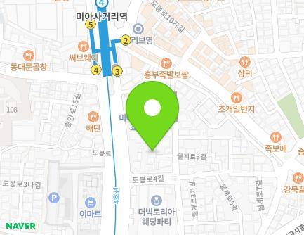 35-4 Wolgye-ro 3-gil, Gangbuk-gu, Seoul, Republic of Korea Map