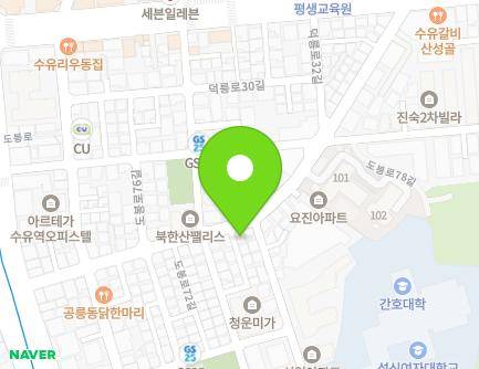 38 Dobong-ro 76-gil, Gangbuk-gu, Seoul, Republic of Korea Map