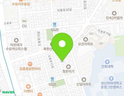 45 Deongneung-ro 30-gil, Gangbuk-gu, Seoul, Republic of Korea Map