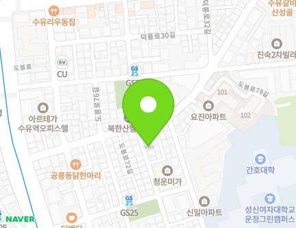 41 Deongneung-ro 30-gil, Gangbuk-gu, Seoul, Republic of Korea Map