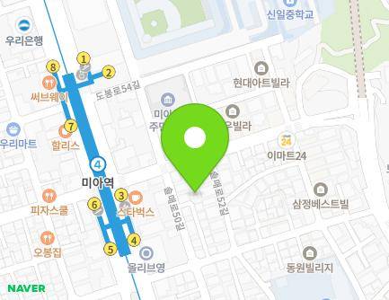 11-14 Dobong-ro 50-gil, Gangbuk-gu, Seoul, Republic of Korea Map