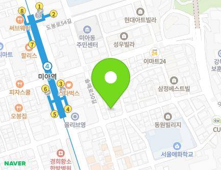 11-4 Dobong-ro 50-gil, Gangbuk-gu, Seoul, Republic of Korea Map