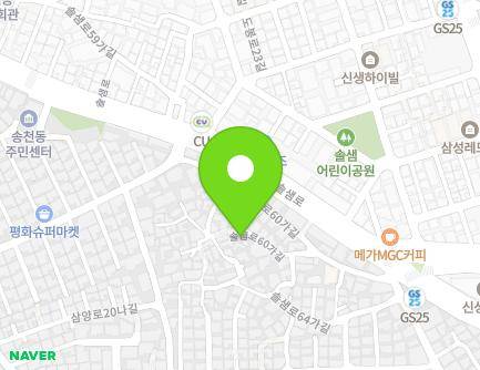 28-13 Solsaem-ro 60ga-gil, Gangbuk-gu, Seoul, Republic of Korea Map