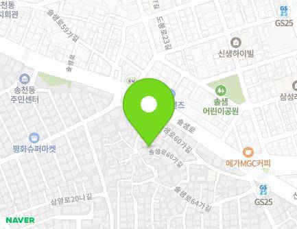 28-16 Solsaem-ro 60ga-gil, Gangbuk-gu, Seoul, Republic of Korea Map