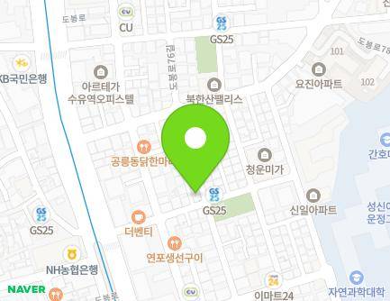 17-4 Dobong-ro 72-gil, Gangbuk-gu, Seoul, Republic of Korea Map