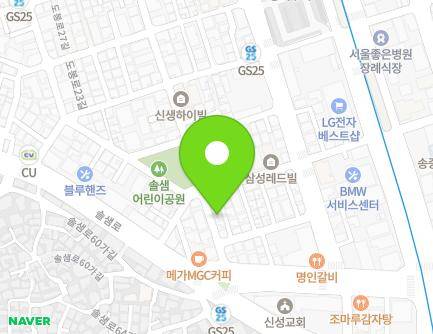 10 Solsaem-ro 65-gil, Gangbuk-gu, Seoul, Republic of Korea Map