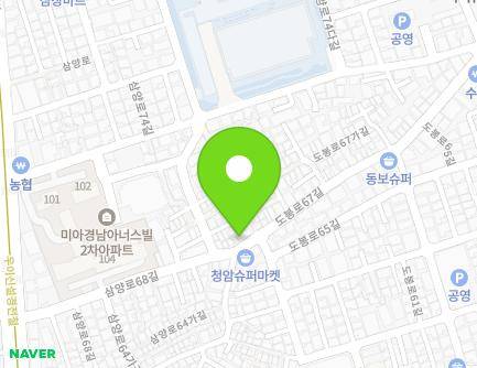 41 Samyang-ro 68-gil, Gangbuk-gu, Seoul, Republic of Korea Map