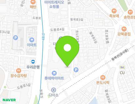 5 Wolgye-ro 3-gil, Gangbuk-gu, Seoul, Republic of Korea Map