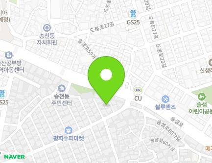 8-3 Solsaem-ro 60-gil, Gangbuk-gu, Seoul, Republic of Korea Map