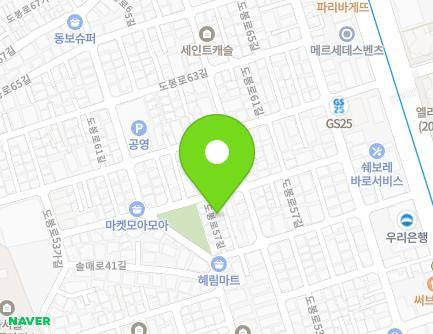 34-7 Dobong-ro 57-gil, Gangbuk-gu, Seoul, Republic of Korea Map