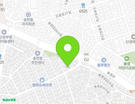 10 Solsaem-ro 60-gil, Gangbuk-gu, Seoul, Republic of Korea Map