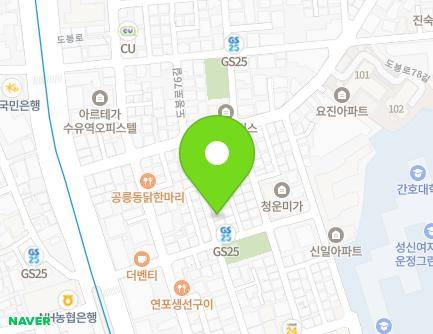 19-6 Dobong-ro 72-gil, Gangbuk-gu, Seoul, Republic of Korea Map