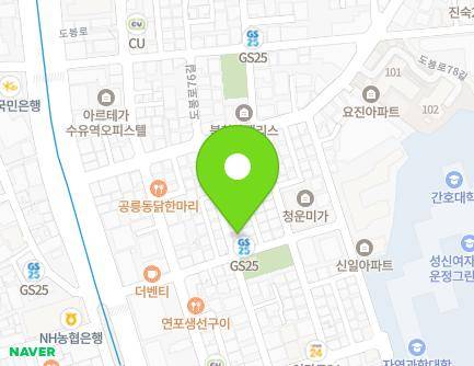 19-4 Dobong-ro 72-gil, Gangbuk-gu, Seoul, Republic of Korea Map