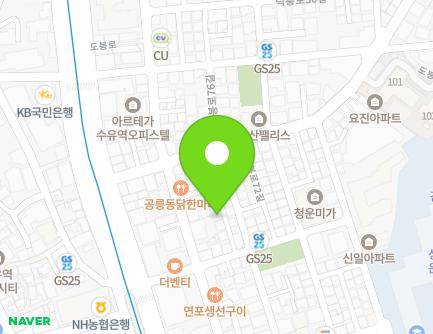 17-7 Dobong-ro 72-gil, Gangbuk-gu, Seoul, Republic of Korea Map