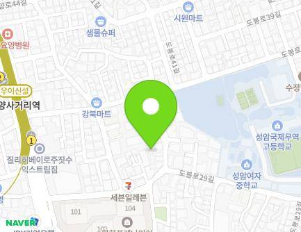 18 Samyang-ro 38ra-gil, Gangbuk-gu, Seoul, Republic of Korea Map