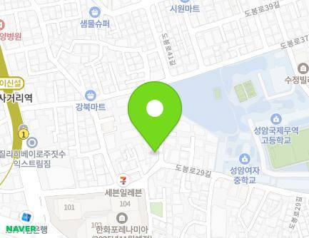 18-1 Samyang-ro 38ra-gil, Gangbuk-gu, Seoul, Republic of Korea Map