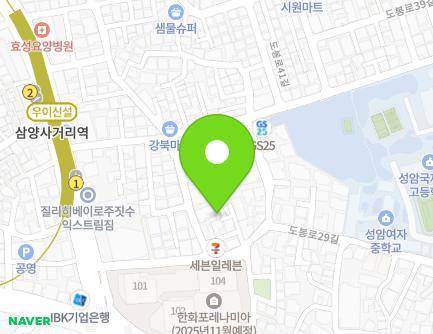 26-24 Samyang-ro 38ra-gil, Gangbuk-gu, Seoul, Republic of Korea Map