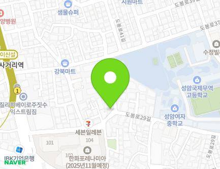 20 Samyang-ro 38ra-gil, Gangbuk-gu, Seoul, Republic of Korea Map