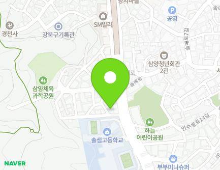 4-4 Insubong-ro 15-gil, Gangbuk-gu, Seoul, Republic of Korea Map