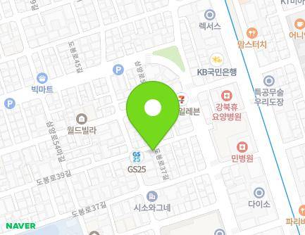 24-9 Dobong-ro 37-gil, Gangbuk-gu, Seoul, Republic of Korea Map