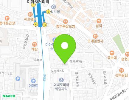 35 Wolgye-ro 3-gil, Gangbuk-gu, Seoul, Republic of Korea Map