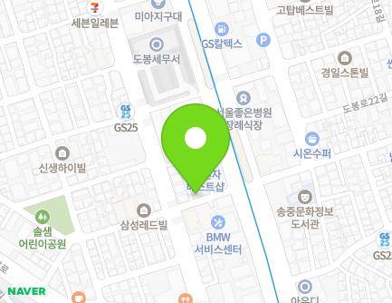 10-2 Dobong-ro 19-gil, Gangbuk-gu, Seoul, Republic of Korea Map