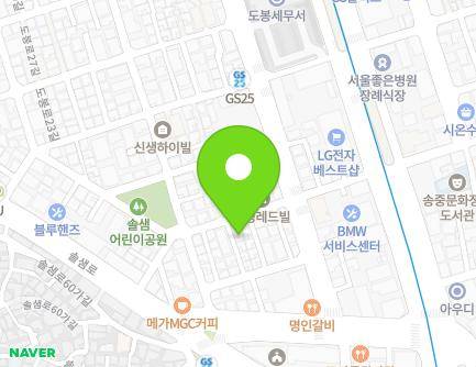 23-3 Dobong-ro 19-gil, Gangbuk-gu, Seoul, Republic of Korea Map