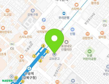 348 Dobong-ro, Gangbuk-gu, Seoul, Republic of Korea Map