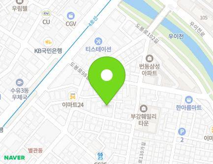 16-10 Dobong-ro 98-gil, Gangbuk-gu, Seoul, Republic of Korea Map